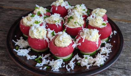 Фарширована редиска