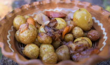 Смажена картопля цілою