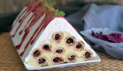 Торт Дрова під снігом