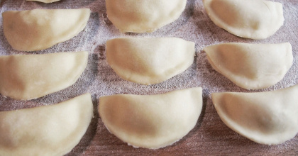 Заварне тісто на вареники з яйцем